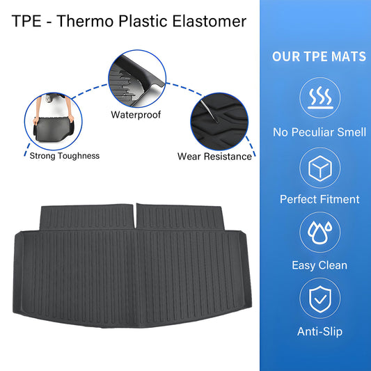 TPE Rear Cargo Trunk Liner Floor Mat For 2020-2025 Ford Explorer Waterproof New