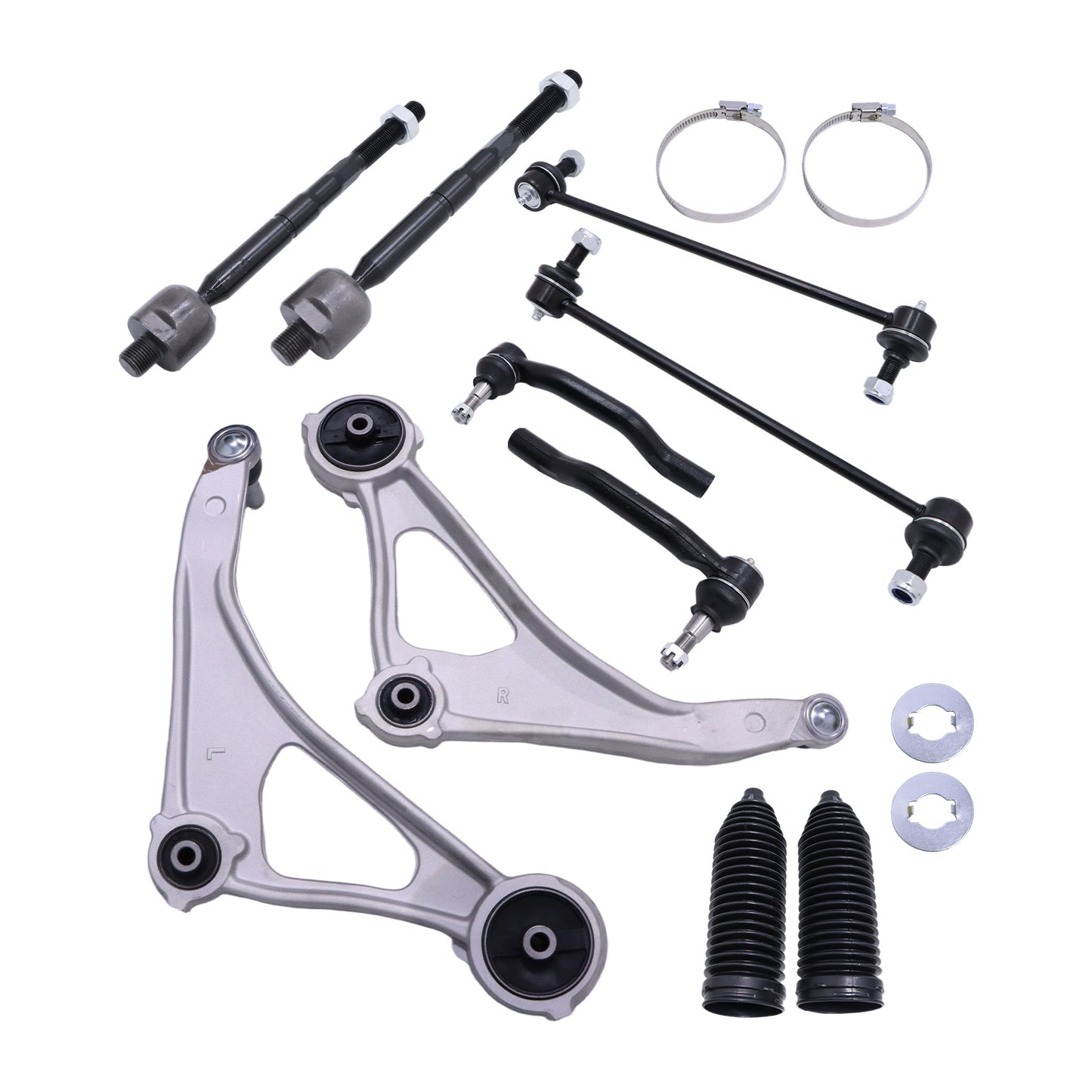 Front Lower Control Arm Sway Bar Tie Rod Set of 10Pc For 2013 2014 Nissan Altima