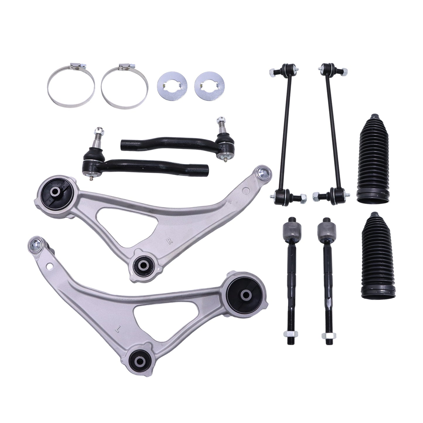 Front Lower Control Arm Sway Bar Tie Rod Set of 10Pc For 2013 2014 Nissan Altima