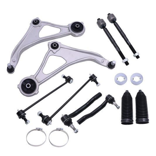 Front Lower Control Arm Sway Bar Tie Rod Set of 10Pc For 2013 2014 Nissan Altima