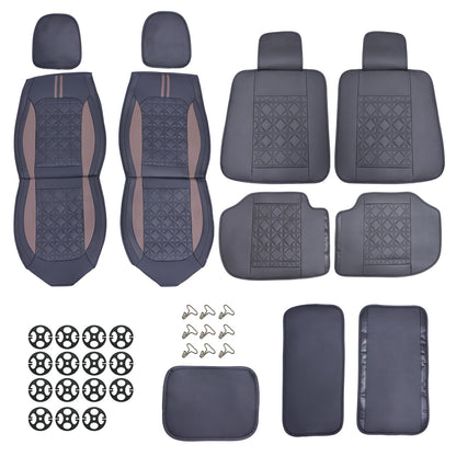 Fits 2009-2021 Dodge Ram 1500 3500 Car Seat Cover 5 Seats Full Set PU Cushion
