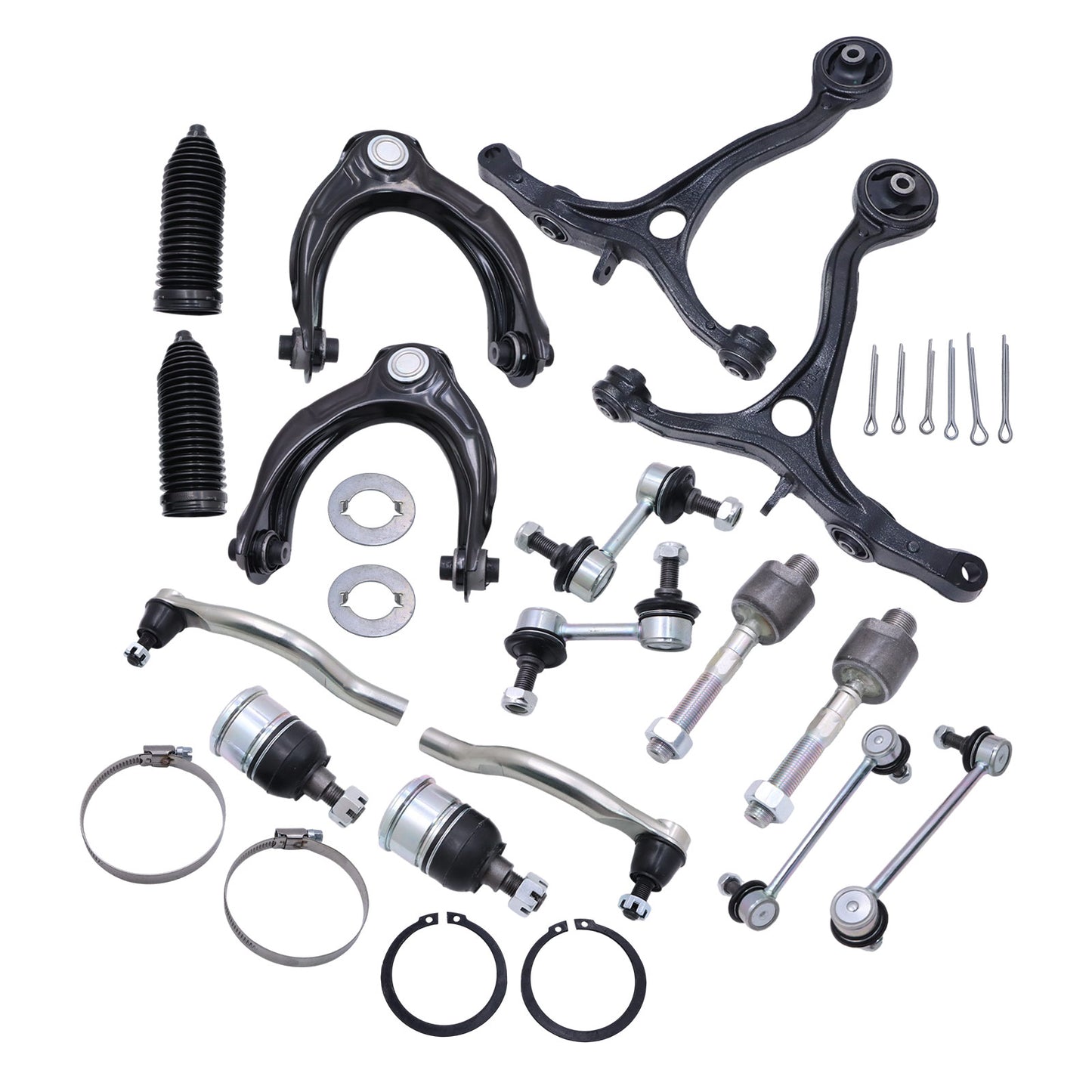 16pcs For Honda Accord 2008-2012 Front Upper & Lower Control Arms Suspension Kit
