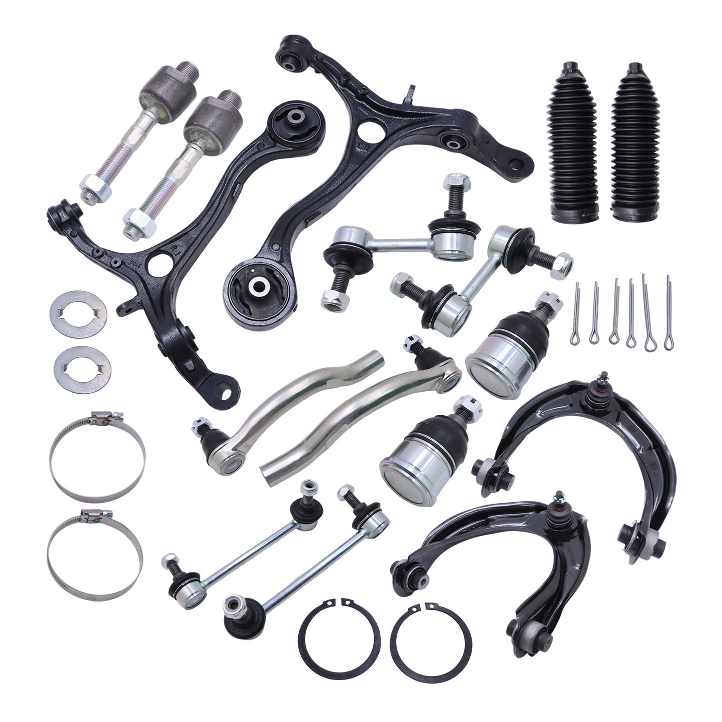 16pcs For Honda Accord 2008-2012 Front Upper & Lower Control Arms Suspension Kit