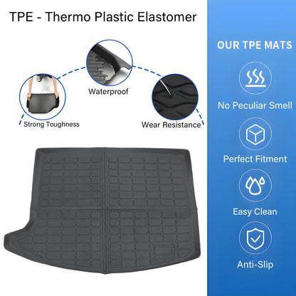 TPE Cargo Trunk Liner Cover Floor Mat For 2020-2025 Buick Encore GX Waterproof