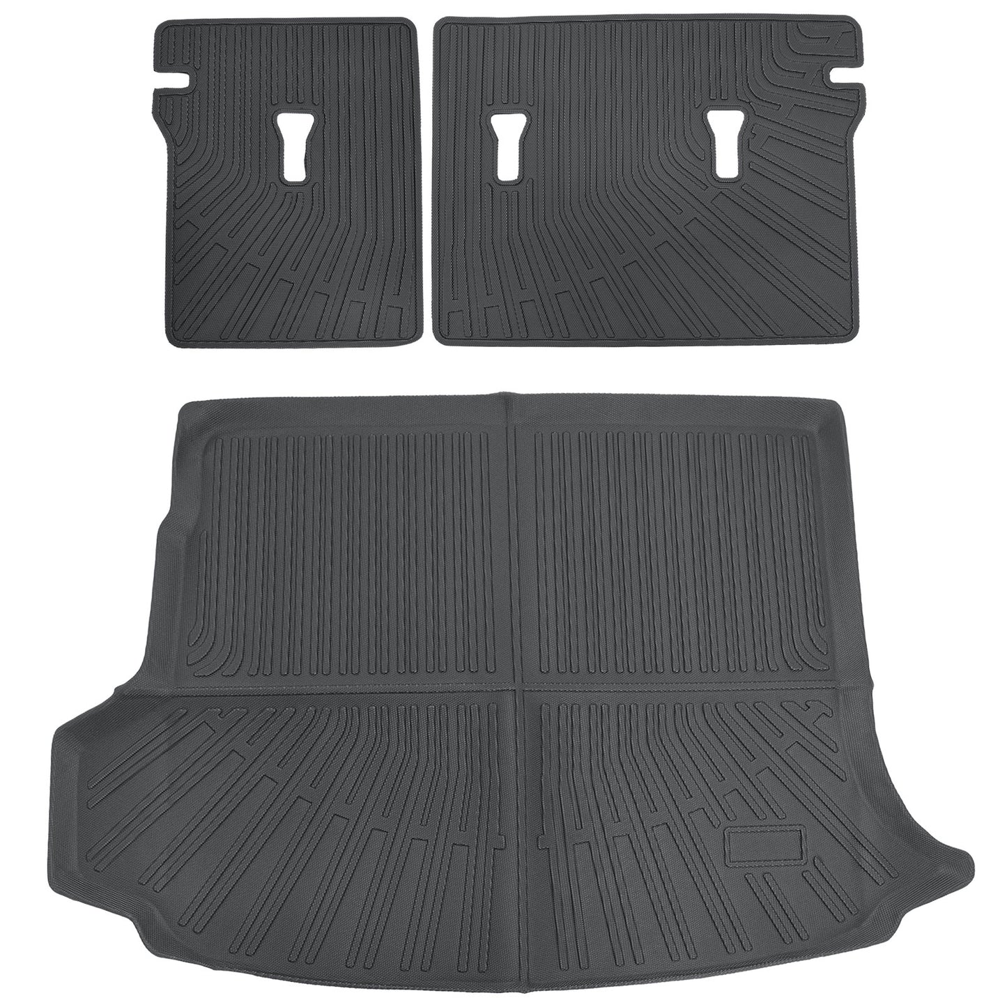 For 2021-2023 Buick Envision TPE Cargo Trunk Liner+Backrest Mat Floor Mat Liner