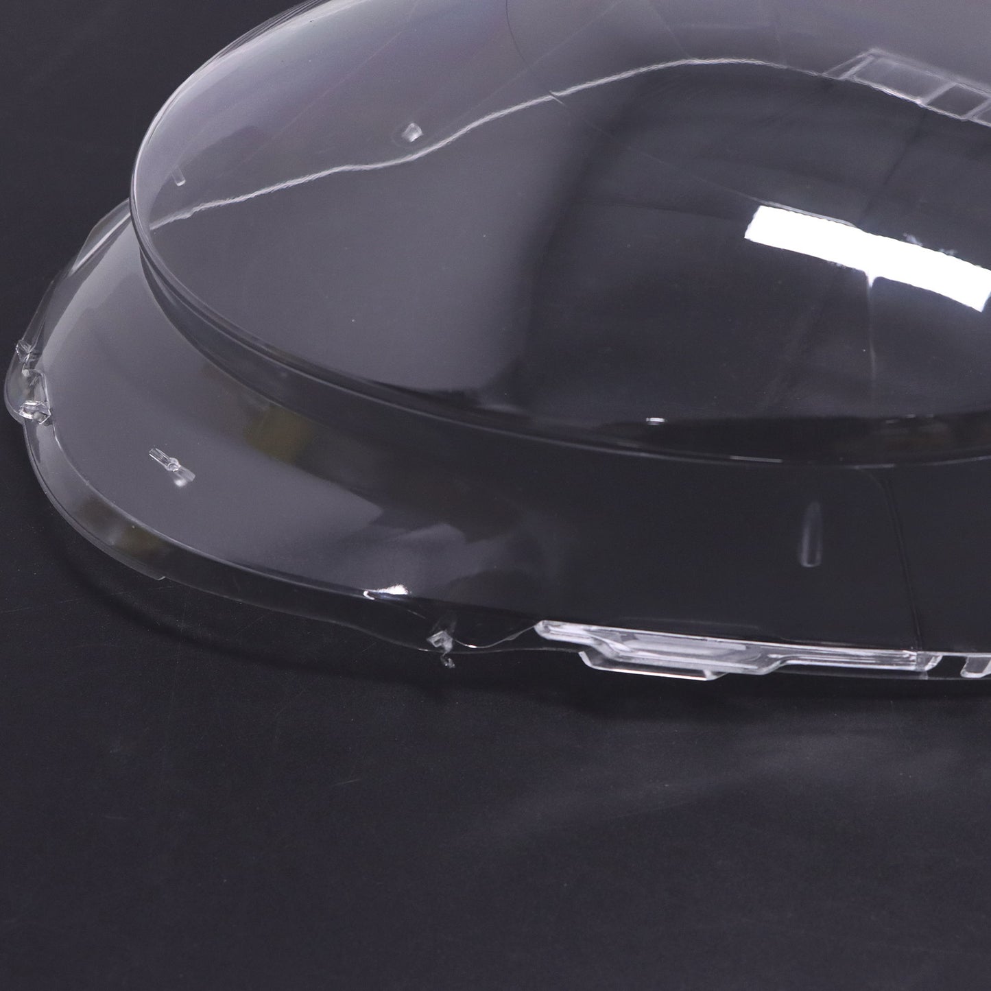 Pair! Front Headlight Lens Cover+Glue Transparent Shell For BMW Mini F56 14-18