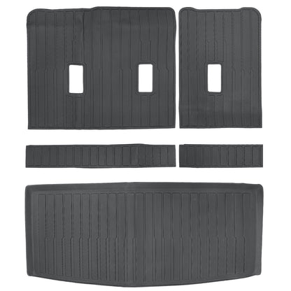 TPE Trunk Cargo Liner & Backrest Mats 3Pcs For 2021-2025 Chevy Tahoe GMC Yukon