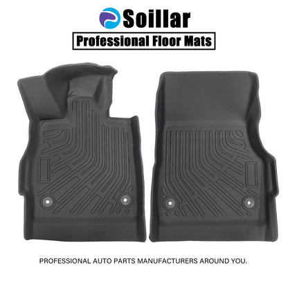 Fits 2020 2021 Chevrolet Corvette TPE Front Left Right Floor Mats Liner 2-Door