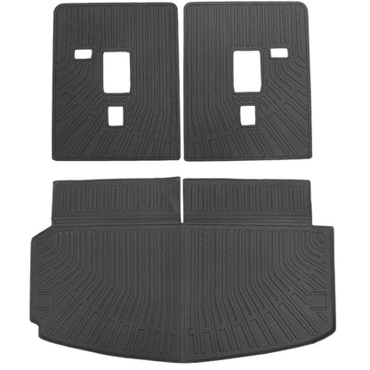 Backrest Mats & Trunk Cargo Liners For 2011-2026 Dodge Durango 6 & 7 Seats TPE