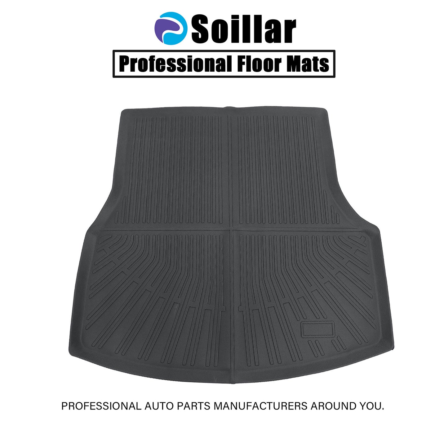 3D Rear Trunk Cargo Liner Full Cover Fits 2023 2024 Genesis G80 TPE Black New