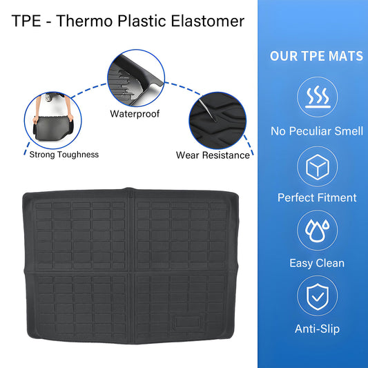 TPE Cargo Trunk Liner Cover Floor Mat For 2015-2023 Jeep Renegade Waterproof