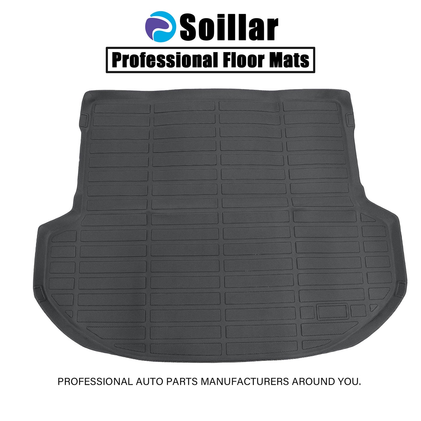 TPE Cargo Trunk Liner Cover Floor Mat For 2021-2023 Hyundai Santa Fe Waterproof