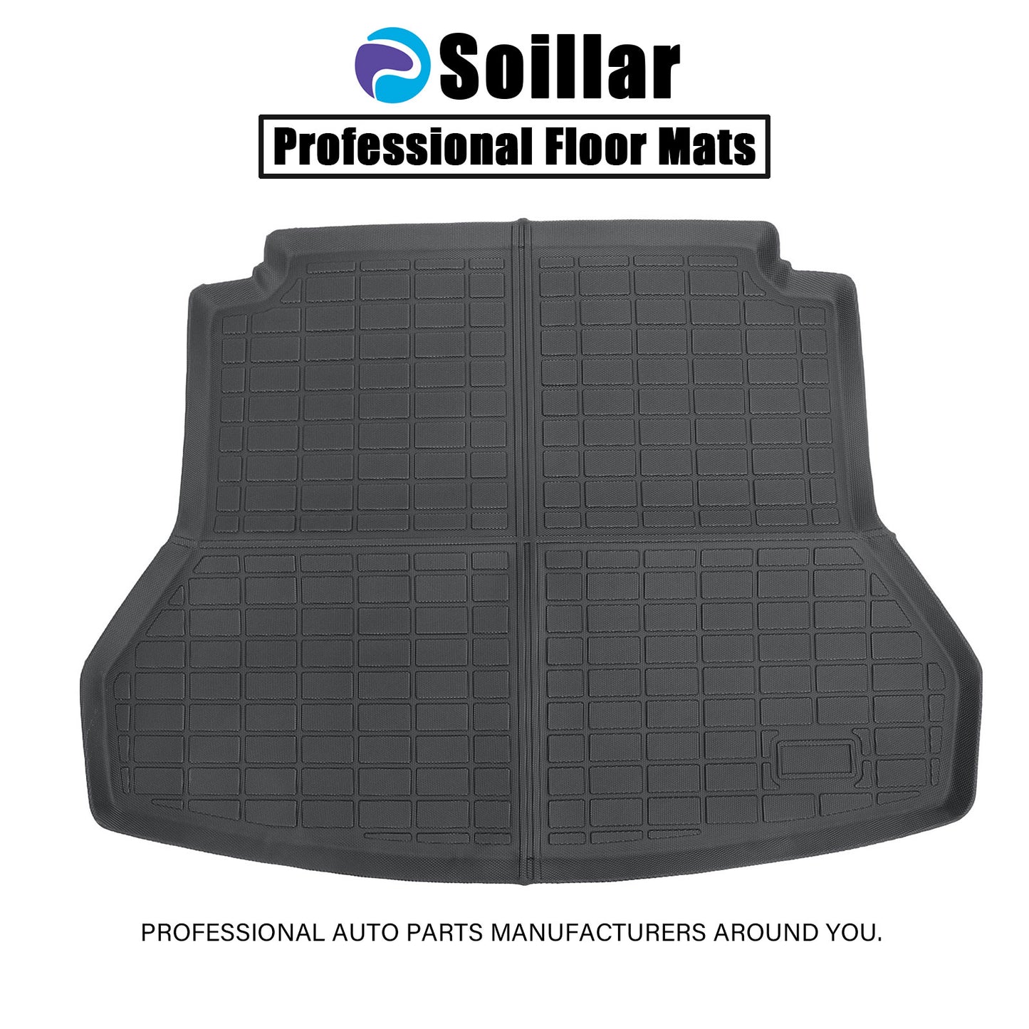 TPE Cargo Trunk Liner Cover Floor Mat For 2017-2020 Hyundai Elantra Waterproof