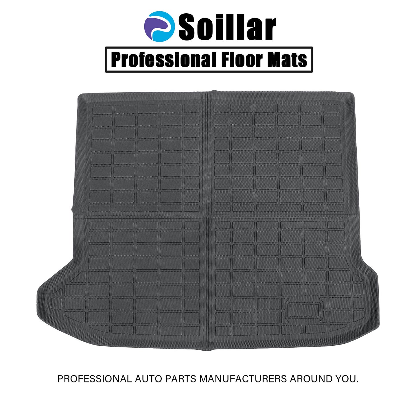 TPE Cargo Trunk Liner Cover Floor Mat 3D For 2022-2025 Hyundai IONIQ / IONIQ 5
