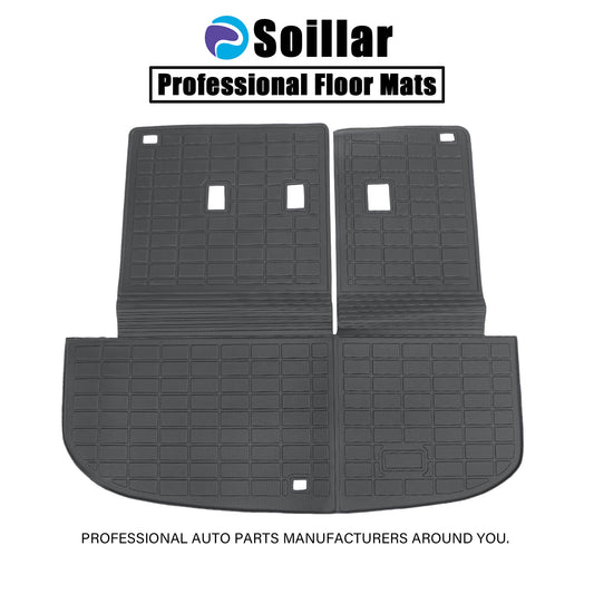 TPE Cargo Trunk Liner Cover Floor Mat For 2020-2025 Hyundai Palisade Waterproof
