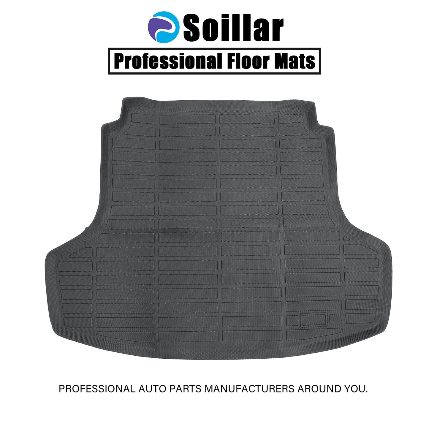For 2020-2026 Hyundai Sonata/2021-2026 Kia K5 TPE Cargo Trunk Liner Floor Mat