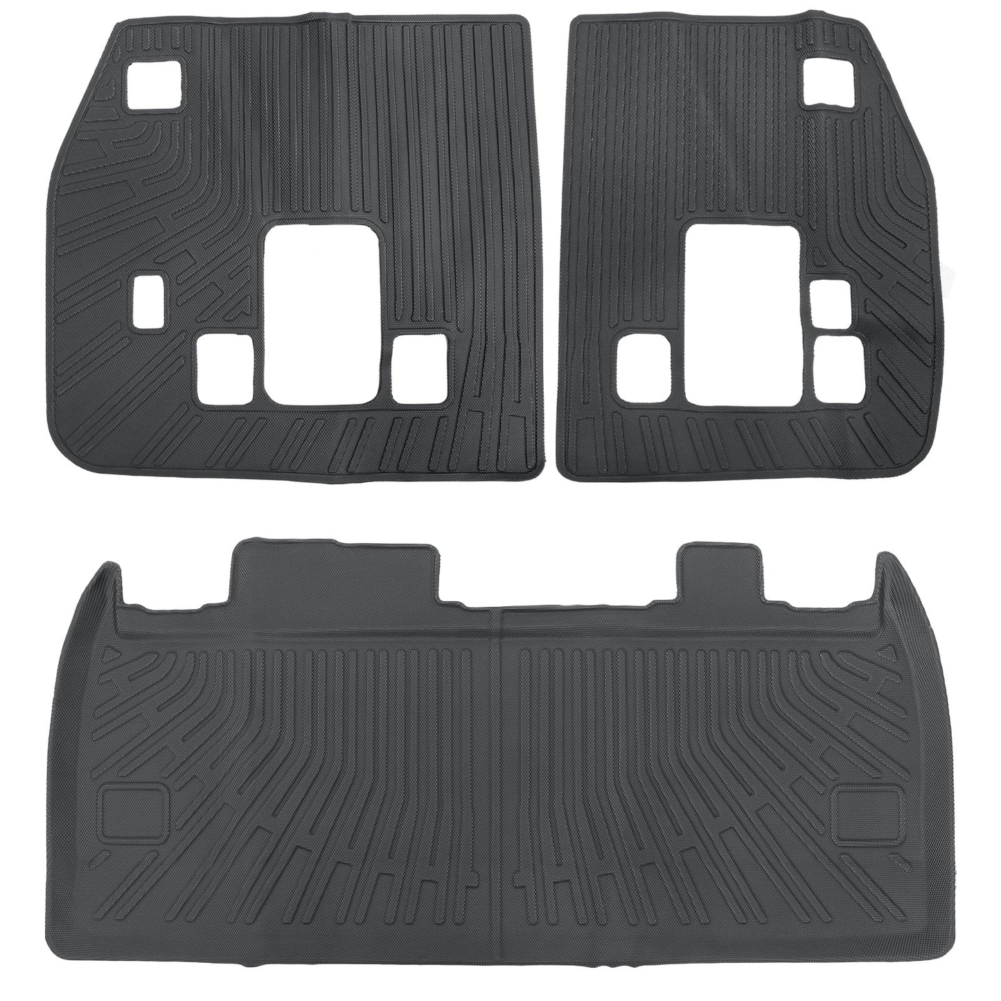 TPE Fits 2022 2023 Kia Carnival MPV 8-Seats Backrest Mats+Trunk Cargo Liners 3X