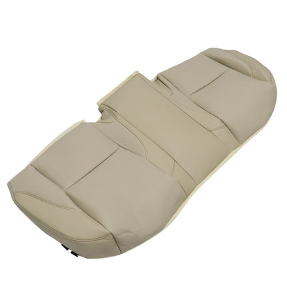 Leather Rear Bench Bottom Seat Covers - Tan Fit For 2007-2012 Lexus ES350