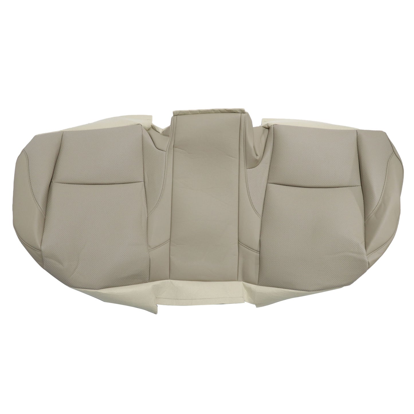 Leather Rear Bench Bottom Seat Covers - Tan Fit For 2007-2012 Lexus ES350