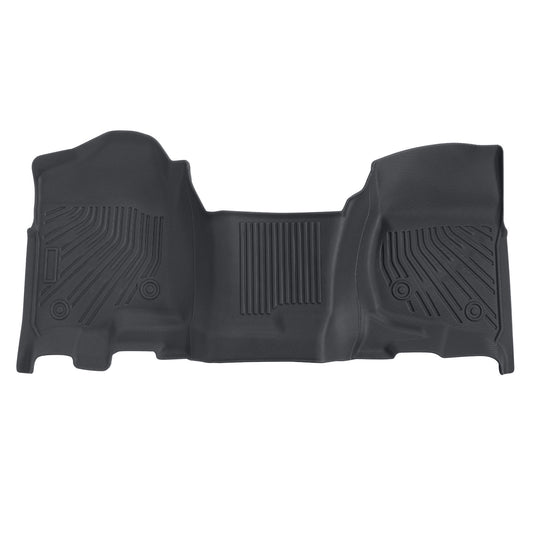 Front TPE Floor Mats Liner For 2007-2014 Chevrolet Silverado GMC Sierra WT