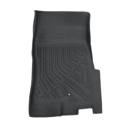 Floor Mats Liner For 2008-2021 Nissan Frontier Crew Cab 4-Door Front-Rear Black