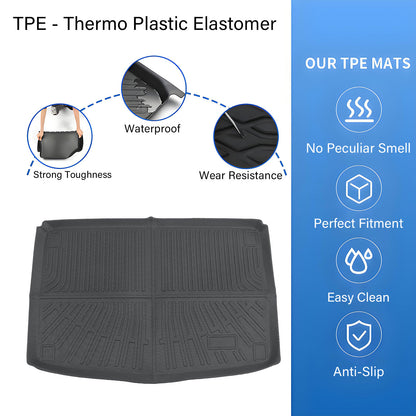 TPE Rear Cargo Trunk Liner Cover Floor Mat For 2020-2025 Kia Soul Waterproof New