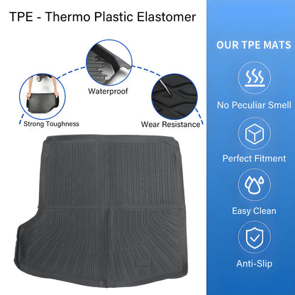 TPE Trunk Cargo Liner Black For 2019 2020 2021 2022 2023 2024 2025 Mazda 3 Sedan
