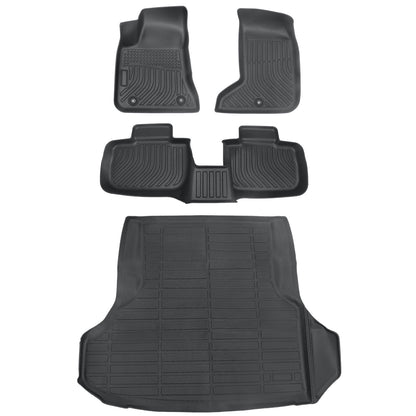 Floor Mats Trunk?Cargo Liners TPE For 2011-2023 Chrysler 300/Dodge Charger AWD
