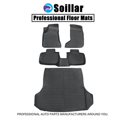 Floor Mats Trunk?Cargo Liners TPE For 2011-2023 Chrysler 300/Dodge Charger AWD