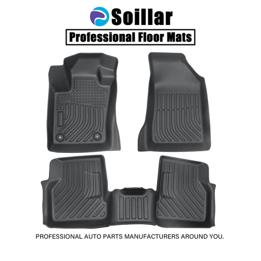 TPE Floor Mats Liner 3PCS For 2023-2025 Dodge Hornet 2024-2025 Alfa Romeo Tonale