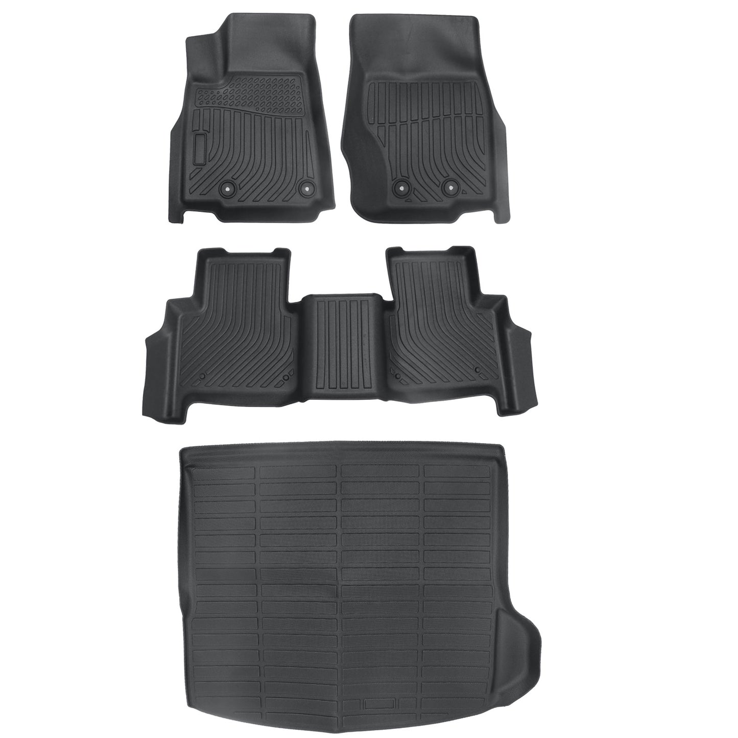 Floor Mats Trunk?Cargo Liner All Weather TPE For 2022-2025 Jeep Grand Cherokee