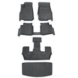 TPE Floor Mats & Trunk Cargo Liner Set 5PCS For 2021-2025 Jeep Grand Cherokee L