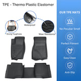 Floor Mats Liners TPE For 2005-2010 Jeep Grand Cherokee 3D NEW All-Weather