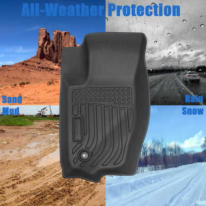Floor Mats Liners TPE For 2005-2010 Jeep Grand Cherokee 3D NEW All-Weather