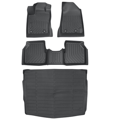 Floor Mats Trunk?Cargo Liner All Weather Black TPE For 2017-2025 Jeep Compass