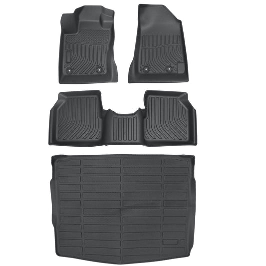 Floor Mats Trunk?Cargo Liner All Weather Black TPE For 2017-2025 Jeep Compass