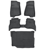 TPE Floor Mats & Trunk Cargo Liners For 2021-2025 Jeep Wrangler 4XE All Weather