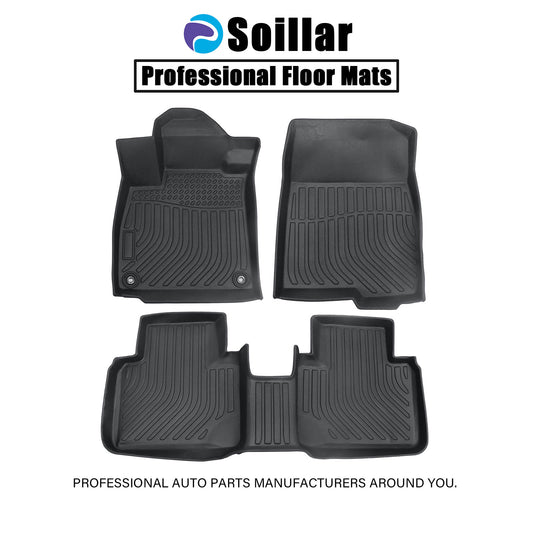 TPE Floor Mats Liners For 2018 2019 2020 2021 2022 Honda Accord Sedan Anti-Slip