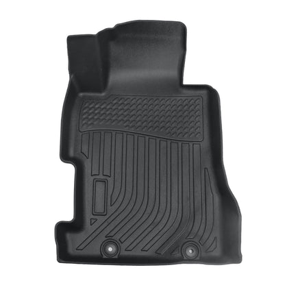 3D TPE All Weather Black Floor Mats Liner 2-Row For 2006-2011 Honda Civic Sedan