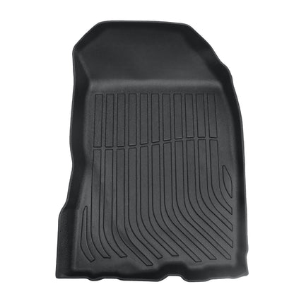 3D TPE All Weather Black Floor Mats Liner 2-Row For 2006-2011 Honda Civic Sedan