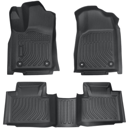 TPE Floor Mats Liners 3Pcs Black For 2016-2021 Jeep Grand Cherokee Dodge Durango