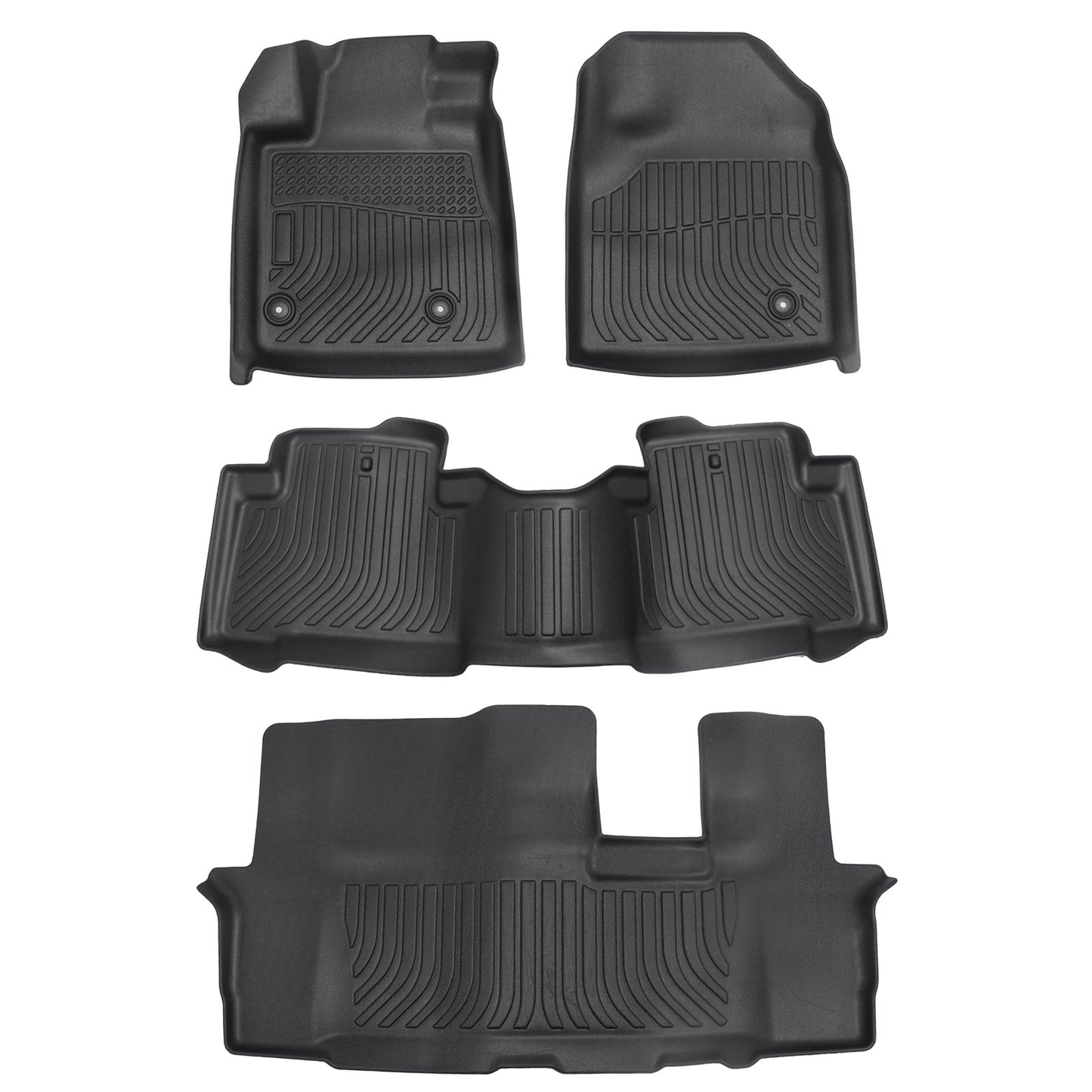 TPE Floor Mats Fits 2009 2010 2011 2012 2013 2014 2015 Honda Pilot Floor Liner