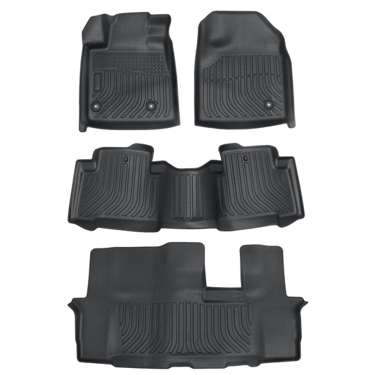 TPE Floor Mats Fits 2009 2010 2011 2012 2013 2014 2015 Honda Pilot Floor Liner