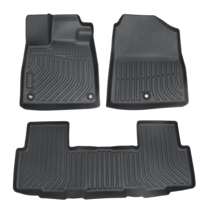 TPE Floor Mats Liner For 2026 Honda Passport 4-Door Front-Rear All Weather Black