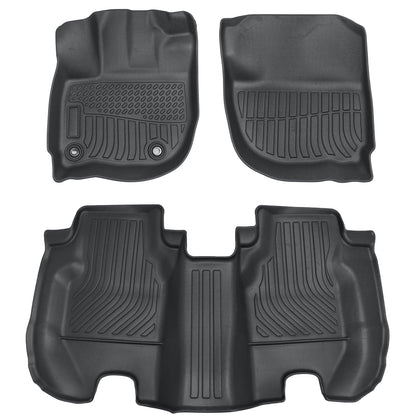 Floor Mats Liner & Trunk Cargo Liner TPE Fits 2015-2020 Honda Fit 5-Passengers