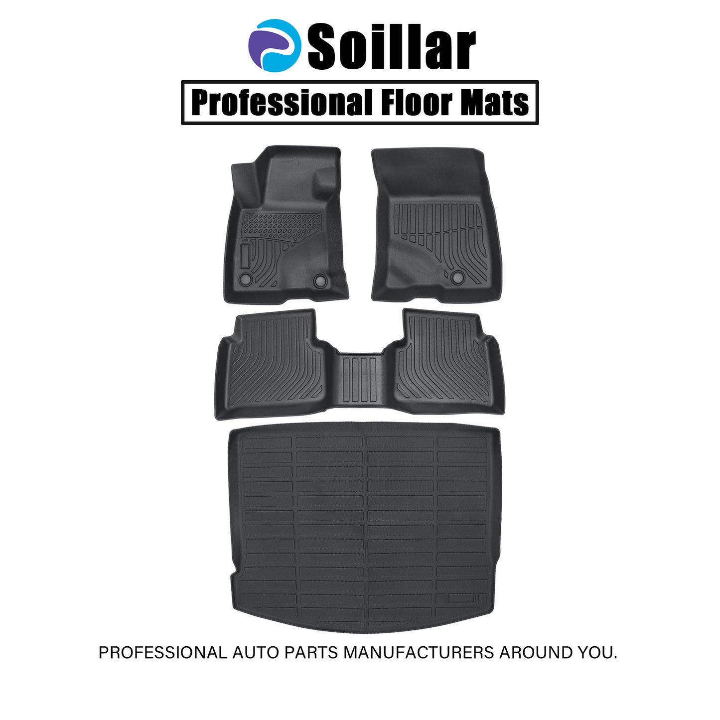 TPE Floor Mats Liners+Trunk Cargo Liner For 2020-2025 Lincoln Corsair Weather