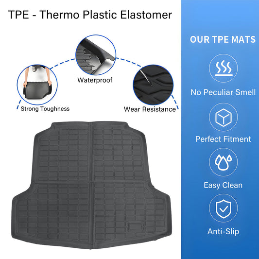 New TPE Rear Cargo Trunk Liner Floor Mat For 2013-2018 Nissan Altima Waterproof