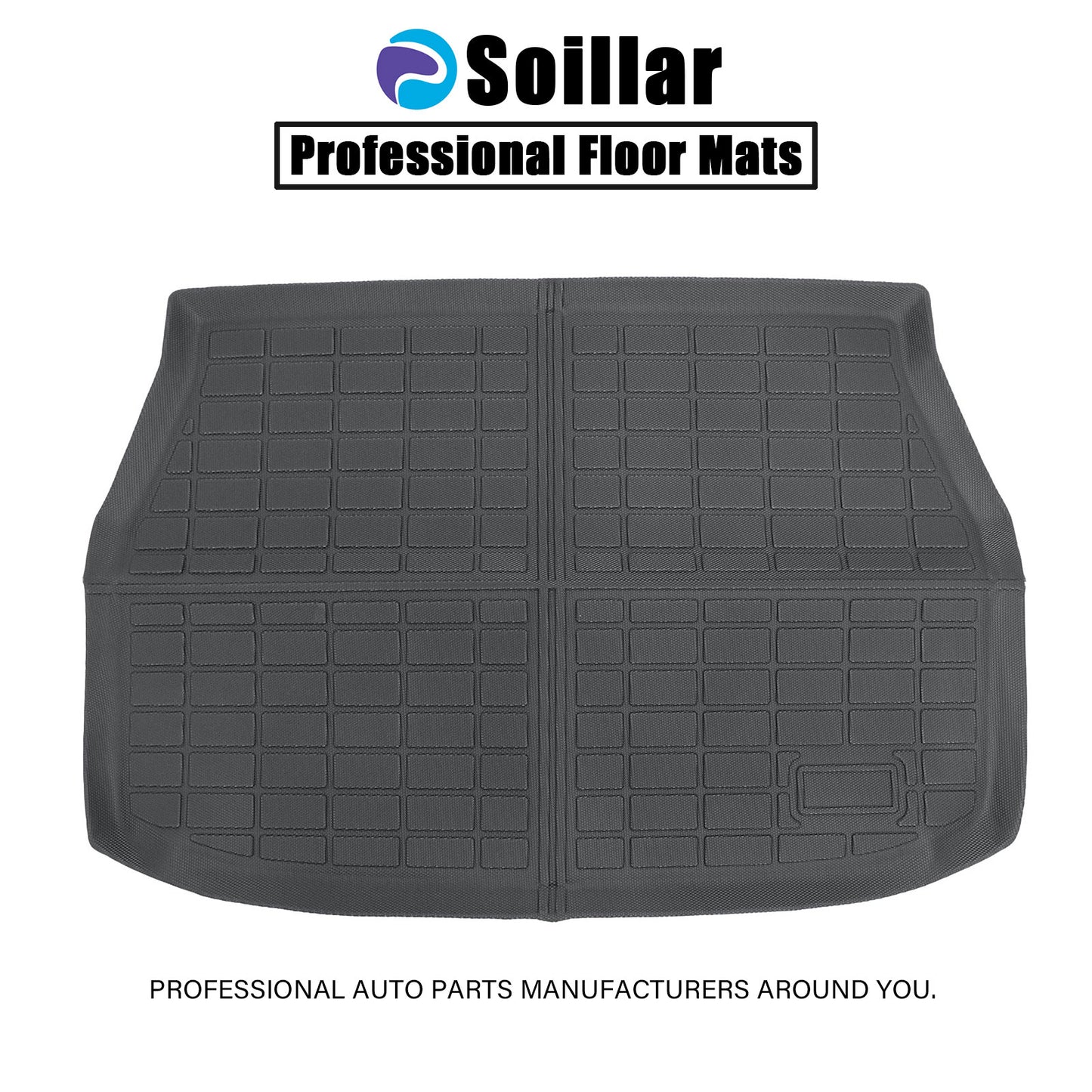 TPE Rear Cargo Trunk Liner Cover Floor Mat For 2018-2022 Toyota C-HR Waterproof