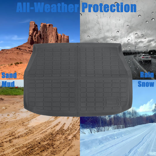 TPE Rear Cargo Trunk Liner Cover Floor Mat For 2018-2022 Toyota C-HR Waterproof