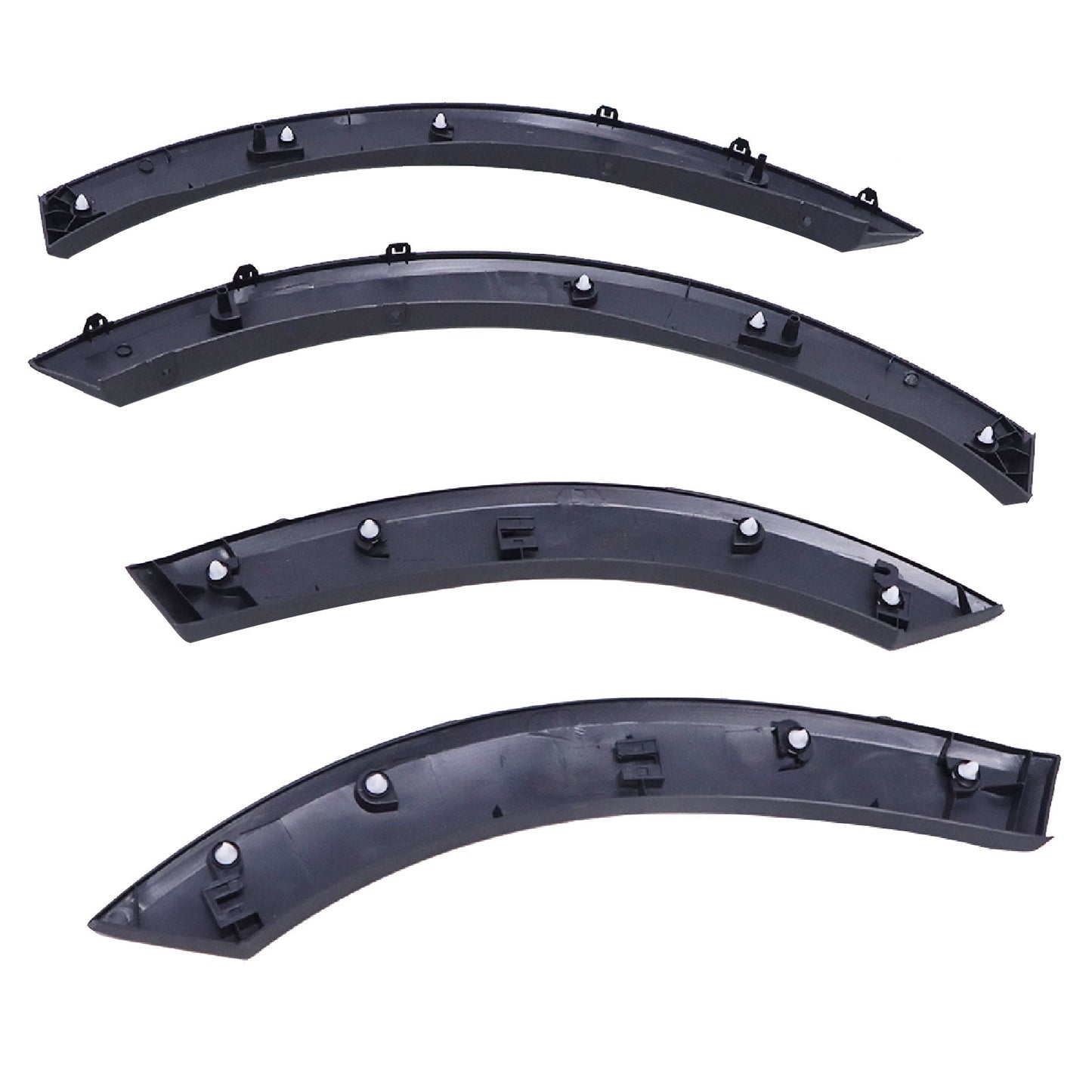 Fit 2015-24 Ford Transit 150-350 Black Front Left+Right Bumper Fender Flares
